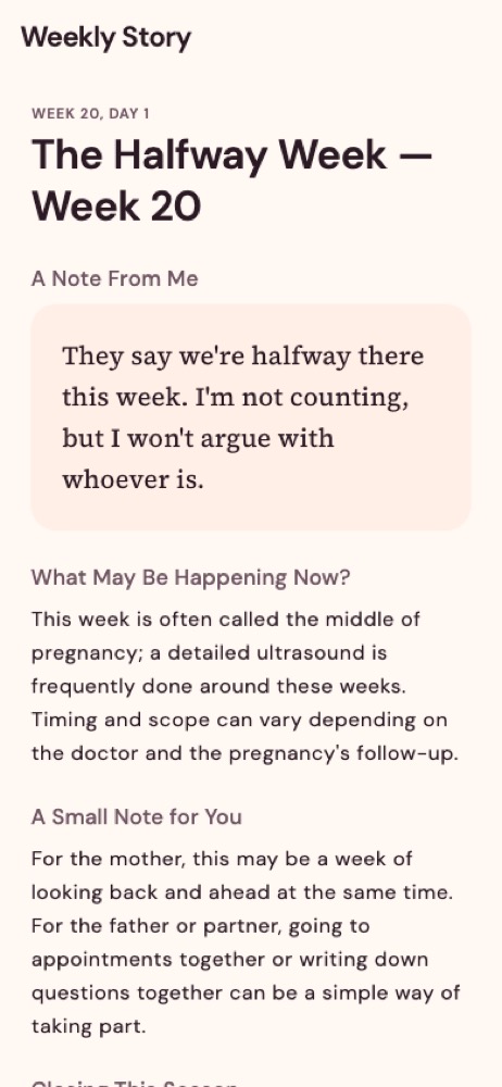 Weekly story