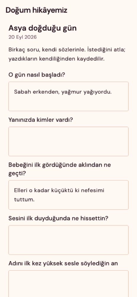 Doğum hikâyesi